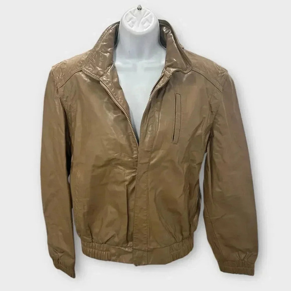 1980s Vintage Wilson’s Leather Flight/Aviator Jacket w Removable Liner Size 40 - Picture 4 of 6
